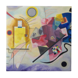 Carreau Jaune, Rouge, Bleu par Wassily Kandinsky