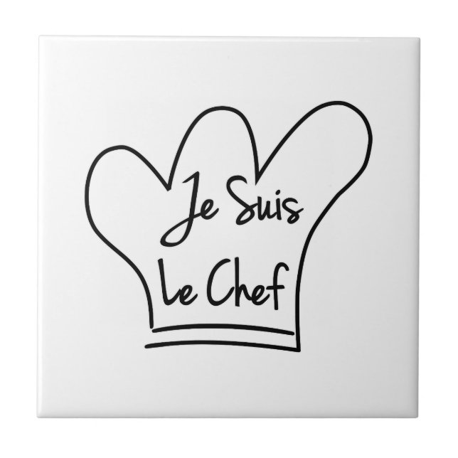 Carreau Je Suis Le Chef (Devant)