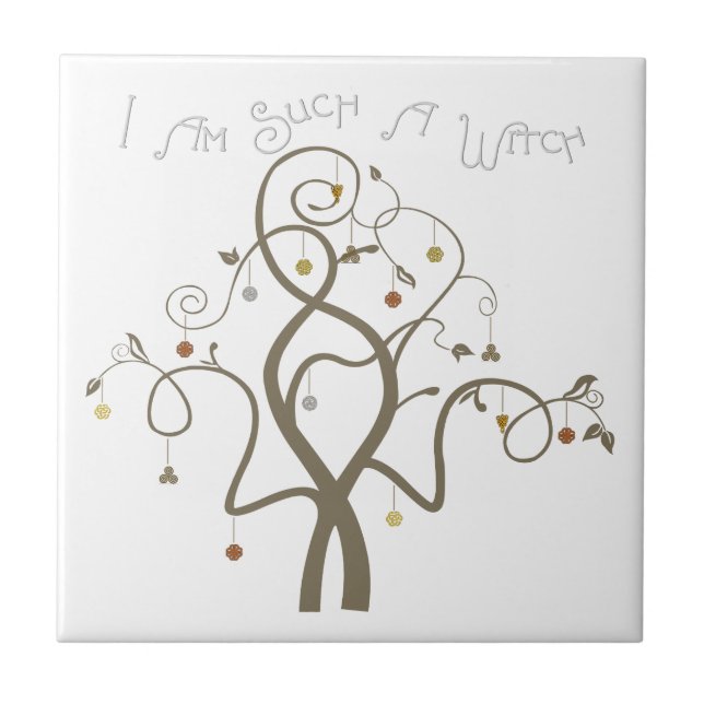 Carreau Je suis une telle tuile de sorcière (Devant)