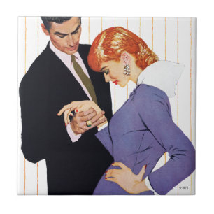 Carreau Je t'aime, maman Girl 2