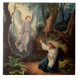 Carreau Jésus-Christ avec ange 