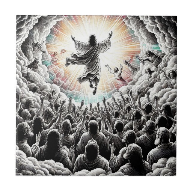 Carreau Jésus Christ Le Rapace Art Religieux Chrétien (Devant)