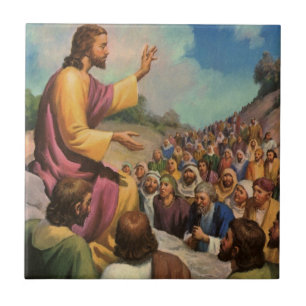 Carreau Jésus-Christ Sermon sur la montagne, Religion Vint