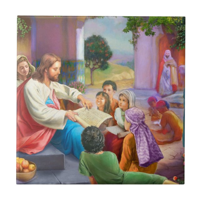 Carreau Jésus et les enfants (Devant)