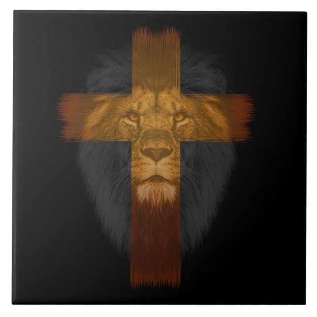 Carreau Jésus Lion de Juda Carrelage en céramique (Devant)