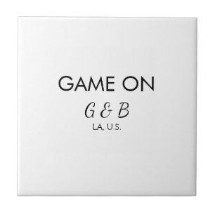 Carreau Jeu ajouter nom du couple mariage lieu ville g