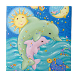 Carreau Jeu de dauphins