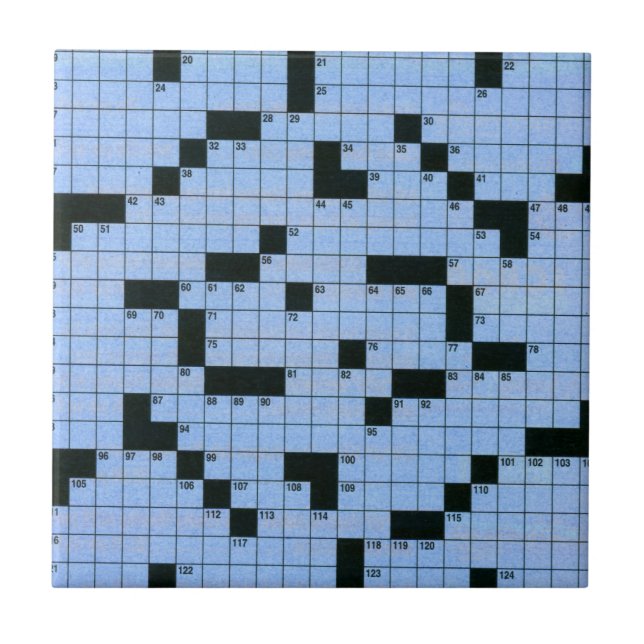 Carreau Jeu de mots croisé (Devant)