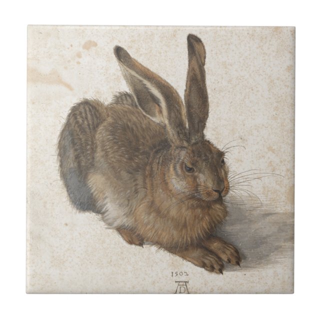 Carreau Jeunes lièvres par Albrecht Durer (Devant)