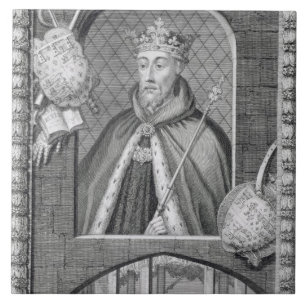 Carreau John de décharné, duc de Lancaster (1340-99) apr