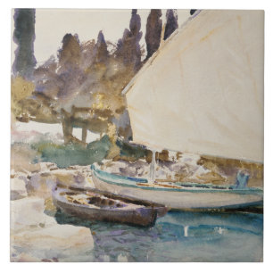 Carreau John Singer Sargent - bateaux