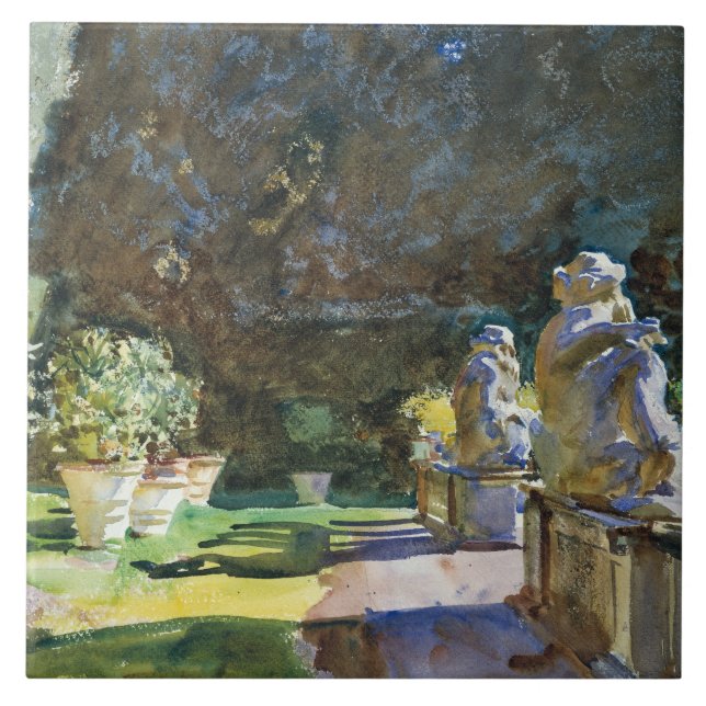 Carreau John Singer Sargent - Villa di Marlia, Lucca (Devant)