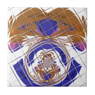 Carreau Joli et adoré J'aime Ethiopie Couleur design