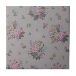 Carreau Joli floral vintage