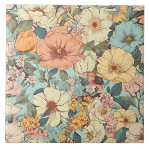 Carreau Joli jardin floral