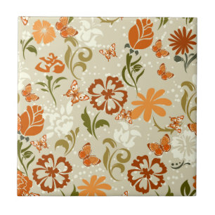 Carreau Joli modèle floral moderne