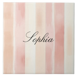 Carreau Joli Peach rose Crème raypes