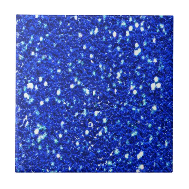 Carreau Joli Royal Blue Sparkly Parties scintillant look (Devant)