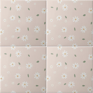 Carreau Jolie Fleur de Pâquerette Fleurs & Verdure Fille N