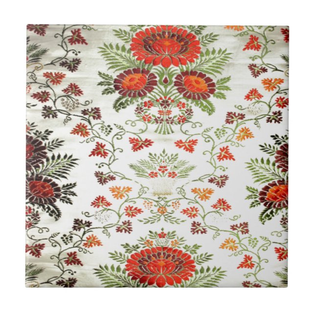 Carreau Jolie impression florale (Devant)