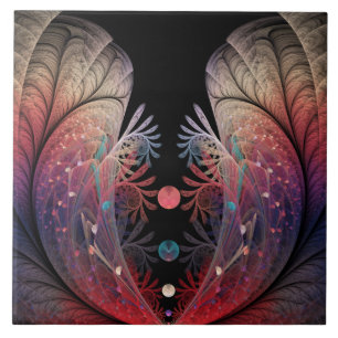 Carreau Jonglage Abstrait Moderne Fantaisie Art Fractal