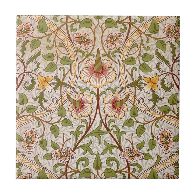 Carreau Jonquille de William Morris (Devant)