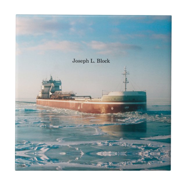 Carreau Joseph L. Tuile de blocs (Devant)