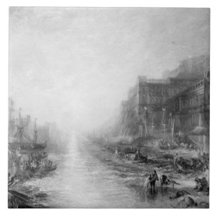 Carreau Joseph Mallord William Turner   l'embarquement de