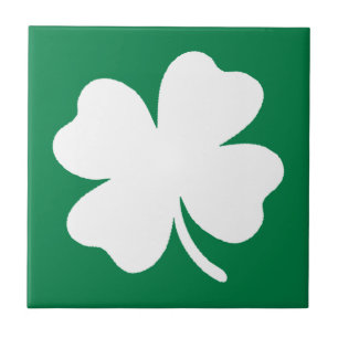 Carreau Jour de la Saint Patrick shamrock Irlande