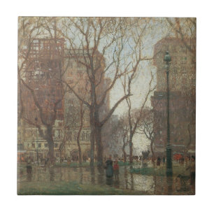 Carreau Jour de pluie, Madison Square, New York, Paul Corn
