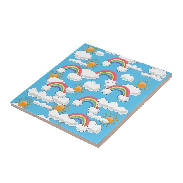 Carreau Joyeux arc-en-ciel (Côté)