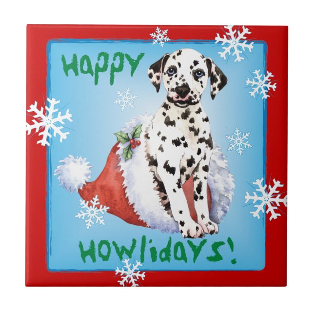 Carreau Joyeux Howlidays Dalmatien (Devant)