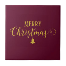 Joyeux Noël Bourgogne couleur vin #5b0523