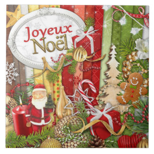 Carreau Joyeux Noel ( French Joyeux Noël )