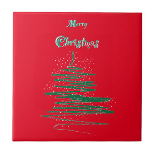 Carreau Joyeux sapin de Noël