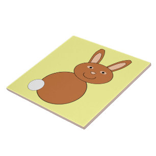 Carreau Joyeux Tile de lapin de Pâques