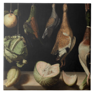 Carreau Juan Sanchez Cotan - Encore la vie avec la chute d