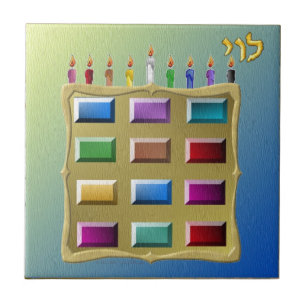 Carreau Judaïque 12 tribus Israël Levi