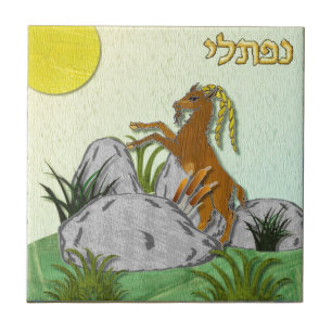 Carreau Judaïque 12 tribus Israël Naphtali