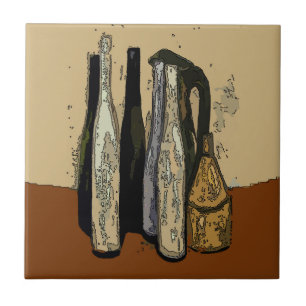 Carreau Jugs Brown français Abstraits