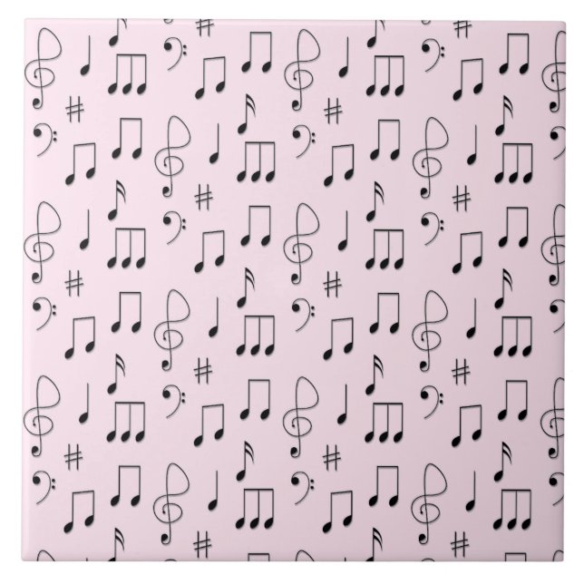 Carreau Juste Noté rose (Devant)