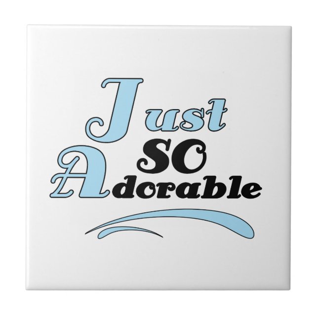 Carreau Juste si adorable (Devant)