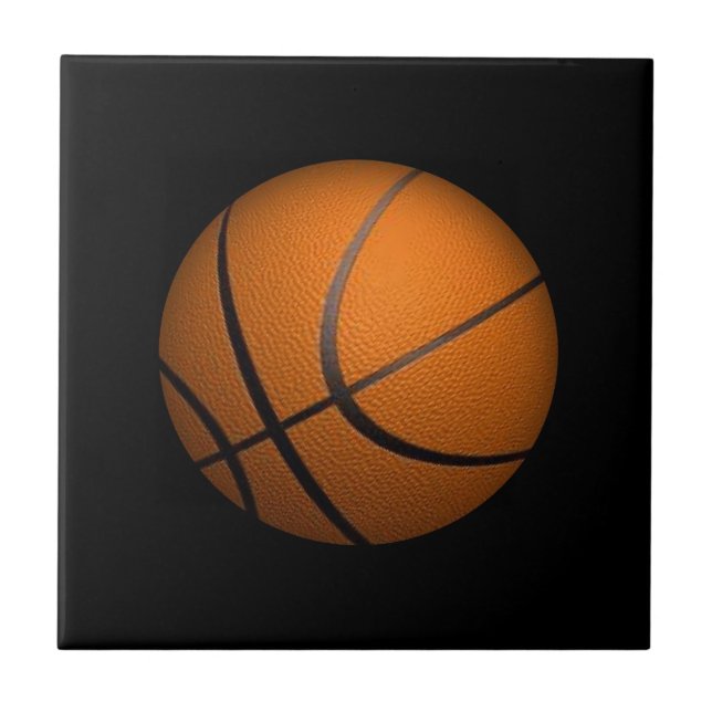 Carreau Juste un ballon de basket-ball Sport (Devant)