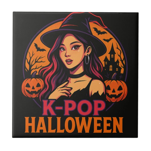 Carreau k-pop halloween ceramic tiles (Devant)