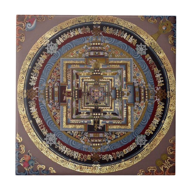 Carreau Kalachakra Mandala (Devant)