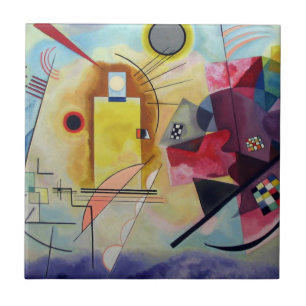 Carreau Kandinsky 1925/jaune/rouge/bleu/pixdezines