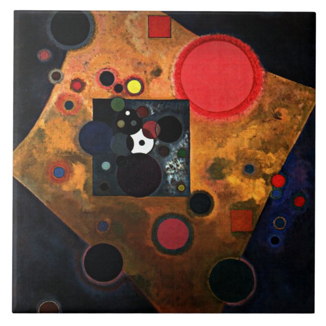 Carreau Kandinsky - Accent sur le Rose (Devant)