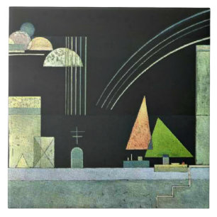 Carreau Kandinsky - Au repos, célèbre oeuvre abstraite