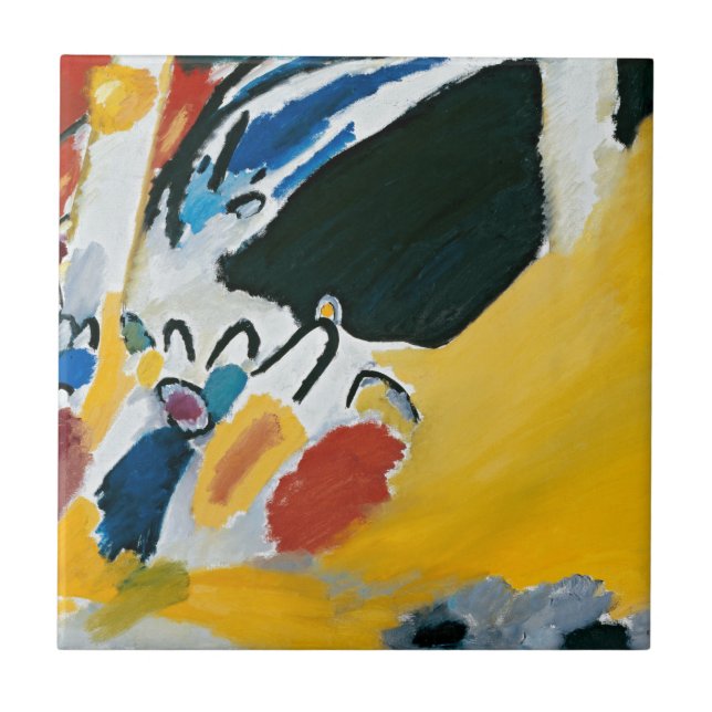 Carreau Kandinsky Impression III Concert Peinture Abstrait (Devant)