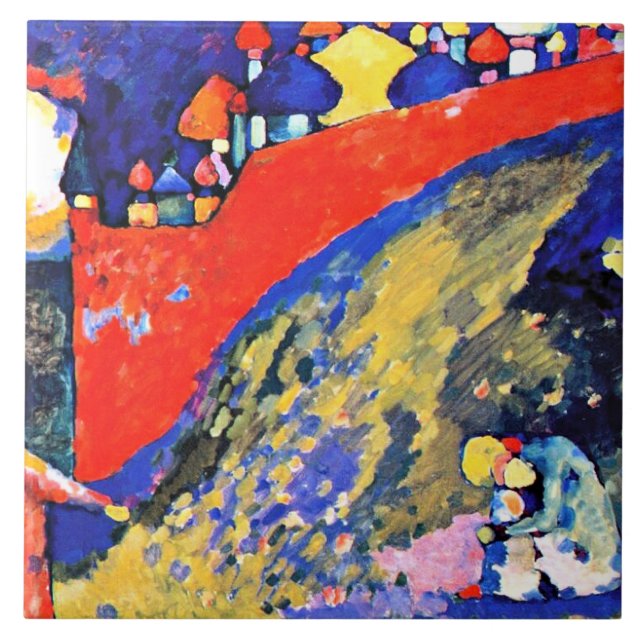 Carreau Kandinsky - Le Destin du mur rouge   (Devant)